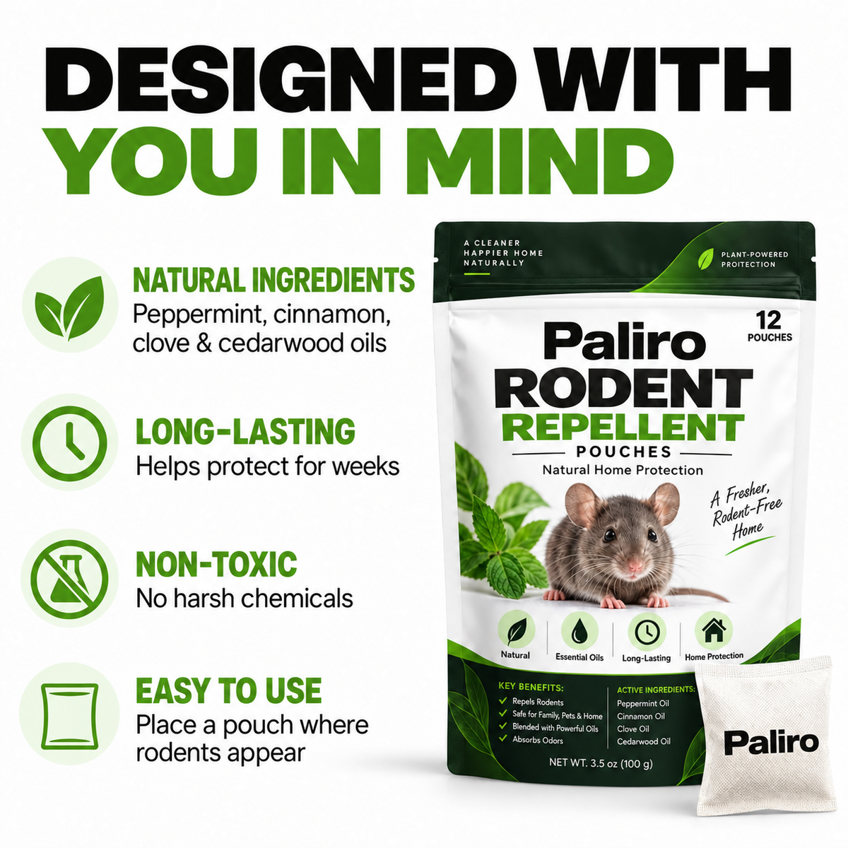 Paliro™ Rodent Repellent Pouches