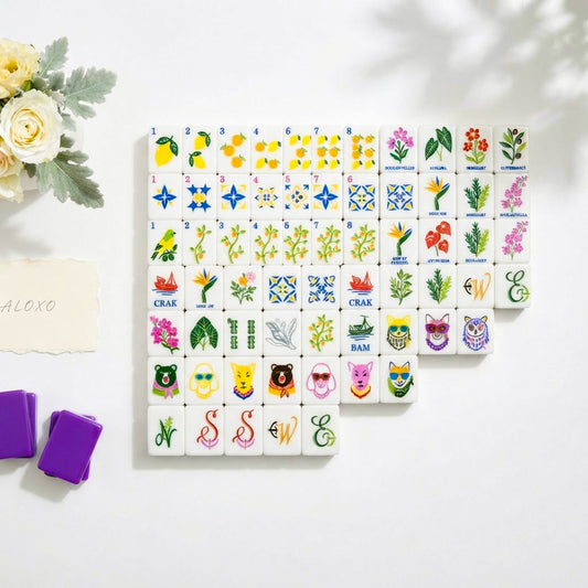 Amalfi Lemon Mahjong Set 160 Tiles - Main View