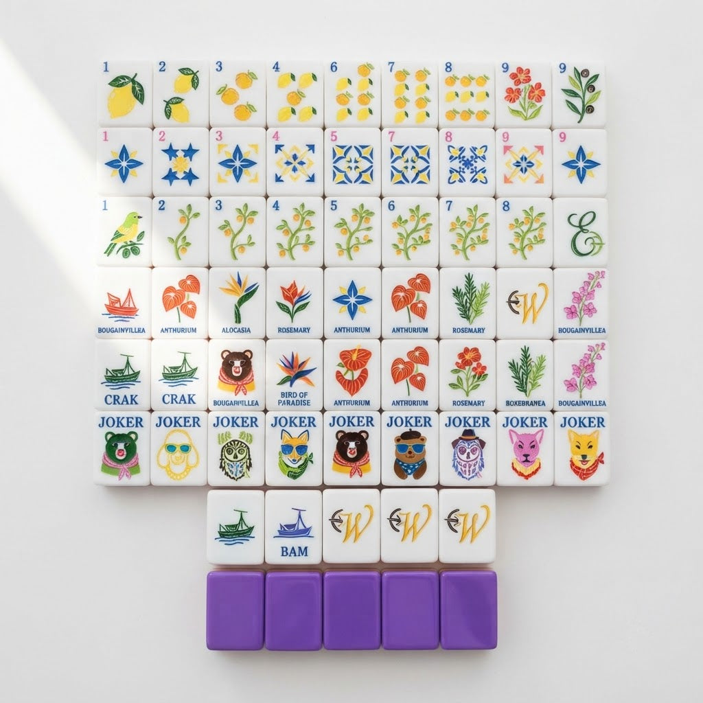 Amalfi Lemon Mahjong Set 160 Tiles - View 13