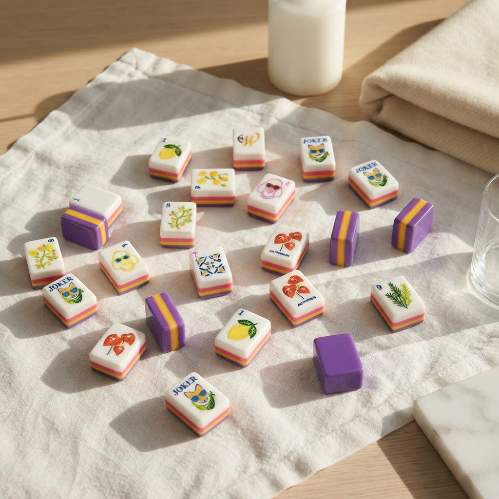 Amalfi Lemon Mahjong Set 160 Tiles - View 14