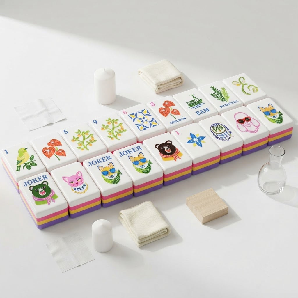 Amalfi Lemon Mahjong Set 160 Tiles - View 7